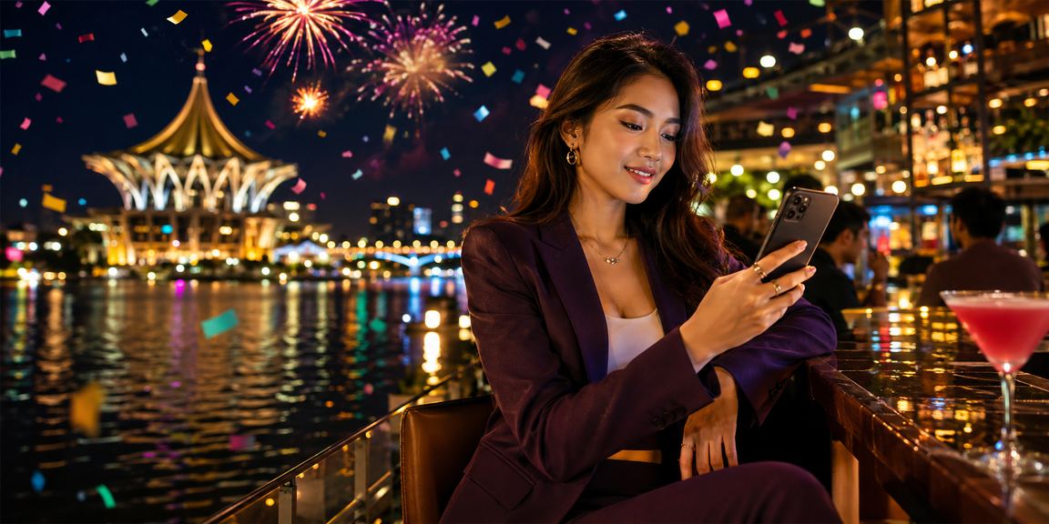VIP users enjoying live betting and bonuses in Kuching Sarawak