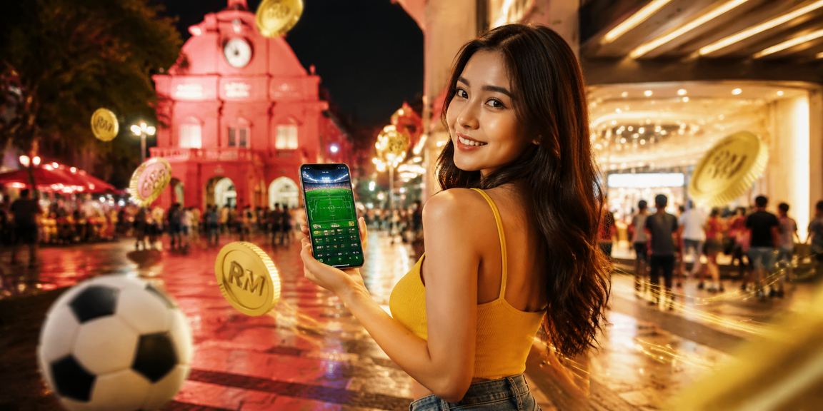 Malaysian football fans placing football bets in Melaka